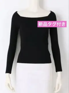 969【新品タグ付】FRAY I.D スクエアリブプルオーバー