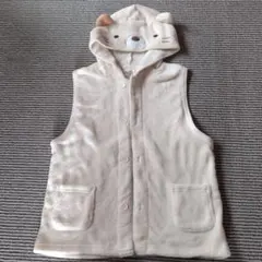 すみっコぐらし　ねこ　フード付きベスト　140