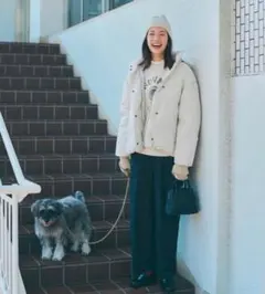 URBANRESEARCHDOORSグリーンダウンシームレス2WAYジャケットのサムネイル