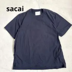 23ss sacai 定番コットンナイロンドッキングTシャツ黒 2 23ss sacai 定番コットンナイロンドッキングTシャツ黒 2 - メルカリ