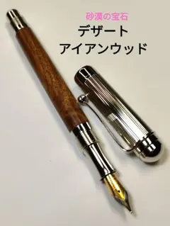 砂漠の宝石【デザートアイアンウッド】レトロドーム万年筆 - メルカリ
