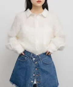 【新品】KBF フェザーロングシャツのサムネイル