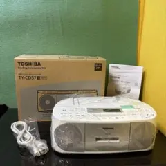 く12● 【新品未使用】東芝 TY-CDS7(S)　CDラジオカセットレコーダーのサムネイル
