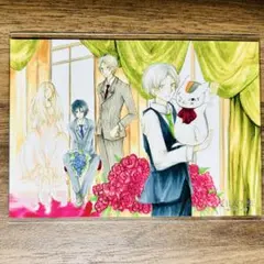 夏目友人帳 大原画展 アクキー 夏目貴志&的場静司 名取周一&夏目貴志 