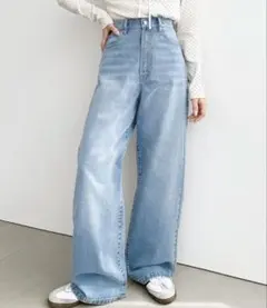 【送料込】moment ライトブルー デニム