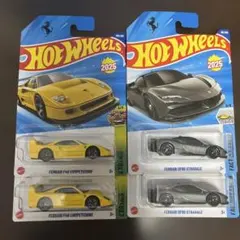 Hot Wheels 2025 フェラーリ4台セット