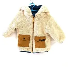 BREEZE 『ブリーズ』リバーシブル ボアジャケット 80㎝ ジャンパー