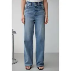 AZUL by moussy ハイウエストワイドデニム　Lサイズ