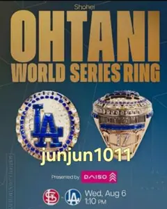 正規品 8/6ドジャースタジアム入場者限定配布 チャンピオンリング 大谷翔平