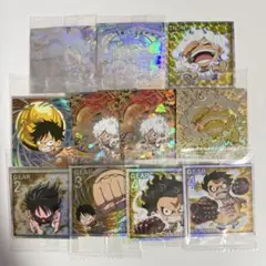 ONEPIECE 大海賊シールウエハース ルフィ ニカ 麦わら海賊団 セット