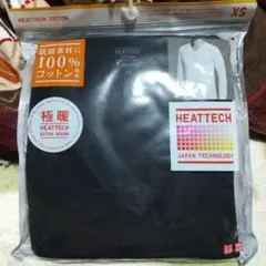 ユニクロ ヒートテックコットン Vネック エクストラウォーム 九分袖 極暖