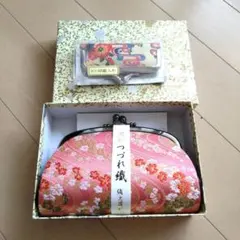つづれ織りがま口コインケースセット