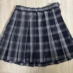 WEGO チェック プリーツスカート