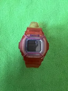 Baby-G デジタル腕時計 クリアピンク