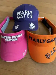 PEARLY GATES バイザー 3点セット