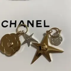 CHANEL フラワーと星のチャームセット