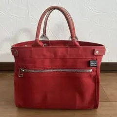 中古品　PORTER GIRL ポーターガール トートバッグ レッド