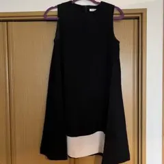 フレイアイディーFRAY I.D バイカラーAラインワンピース