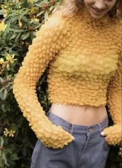leinwande トップス leinwande（ラインヴァンド）の「Tweed Fringe Top（その他トップス