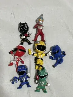 戦隊ヒーロー フィギュア 7体セット