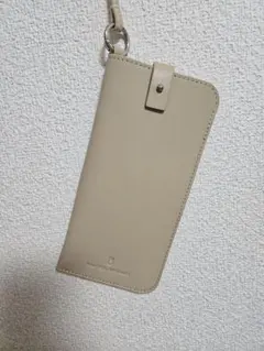 UNITED ARROWSzoffコラボ ストラップ付きメガネケース ベージュ
