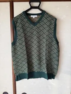 『WEB限定』ジャガードニットベスト　Lサイズ　URBANRESEARCH