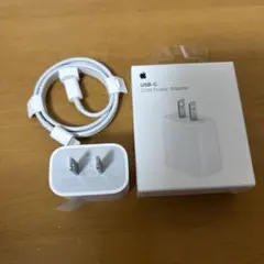 【新品未使用】Apple純正20W充電器タイプC-ライトニングケーブルセット