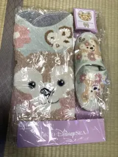 ダッフィー　トイレ　スリッパ　マット