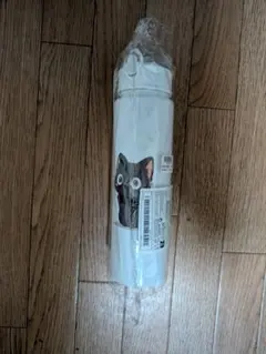 黒猫デザイン ホワイト 水筒 ボトルのサムネイル