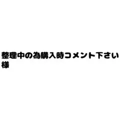 整理中の為購入時コメント下さい様❤️