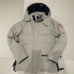 ゆ*か様 カナダグース ダウンジャケット 4075JMB カーキ フーディー S
