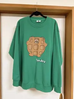 トムとジェリー　トム&ジェリー　裏起毛　トレーナー　 スウェット　ビッグサイズ