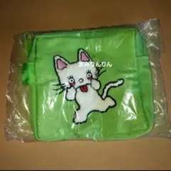 ノンタン さがら刺繍ポーチ あかんべノンタン ポーチ 収納ポーチ ミニポーチ