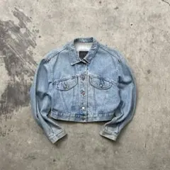 90s イタリア製 DIESEL デニムジャケット Ｇジャン 短丈 Y2K L