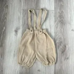 MINI ROBE サスペンダー付きパンツ S ベージュ