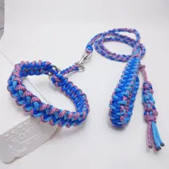 パラコードカフェリードS&ハーフチョークSセット93(28-33cm)