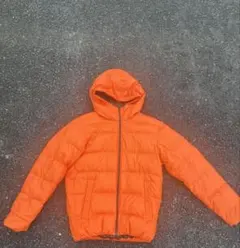 オレンジ ダウンジャケット M