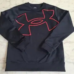 UNDER ARMOUR トレーナー YXL ブラック レッドのサムネイル