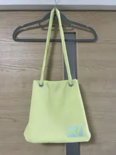KALDI カルディ ミニトートバッグ ライムイエロー ミニバッグ