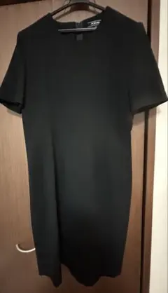 美品【東京ソワール】ブラック フォーマル 礼服 ワンピース 冠婚葬祭 9号　半袖