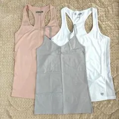 ③訳あり★売り切り★ヨガウェア タンクトップ３点セット★XSとSサイズ