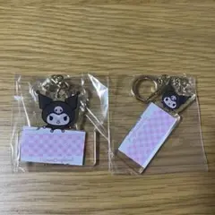 サンリオキャラクターズ ネームステッカーキーホルダー クロミ ハーモニーランド