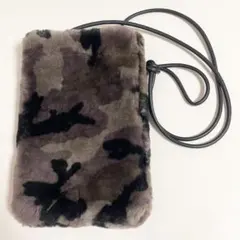 tiedeur ティエドゥール エコファー ショルダーバッグ 迷彩 美品