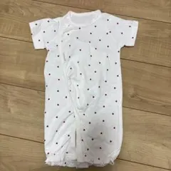 新品未使用★petit main ハート柄ロンパース