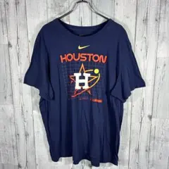 NIKE Houston Astros メンズXXLサイズTシャツ ネイビー