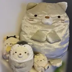 すみっコぐらし　ねこのぬいぐるみセット