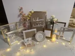 ウェルカムスペース　ウェルカムボード　ウェディング用フレームセット