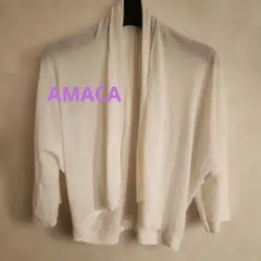 AMACA　カーディガン　アイボリーのサムネイル