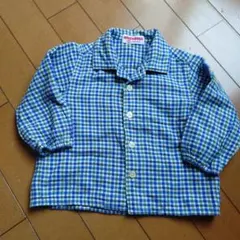 MIKI HOUSE ネルシャツ 80