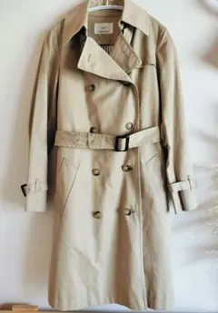 INED イネド ライナー付きトレンチコート ベージュ　9号